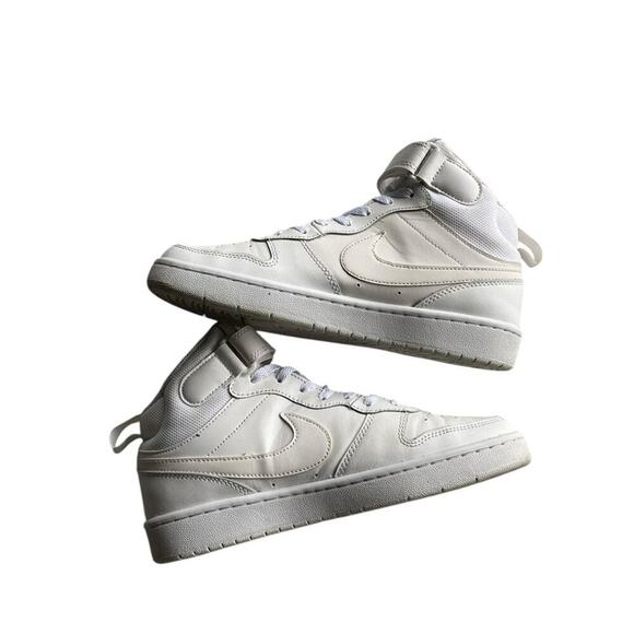 ***SOLD*** Nike Court Borough Mid 2 White Shoes CD7782-100 Youth Size 6.5Y - Picture 2 of 5